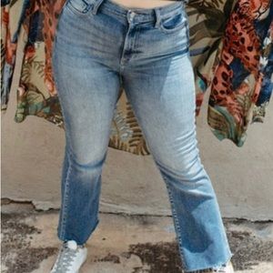 Hi Rise Cello crop jeans